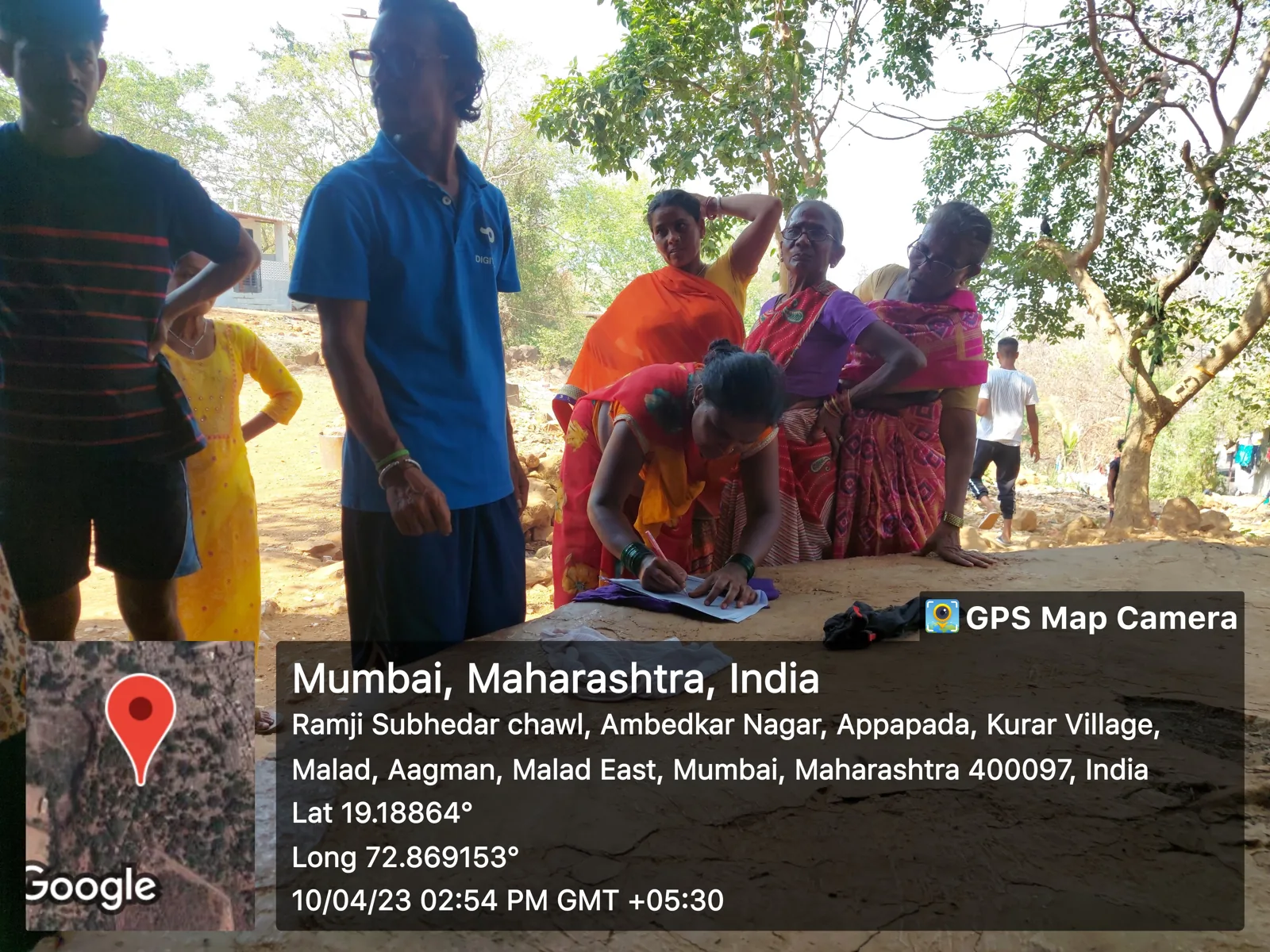 Appapada fire relief activity image